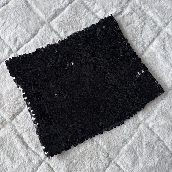 Victoria's Secret PINK | Bling Sequin Bandeau Tube Top Unlined | Size Medium - Picture 3 of 11